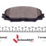 Колодки гальмівні (передні) Toyota RAV4 III 05-/Auris 06- (Akebono)