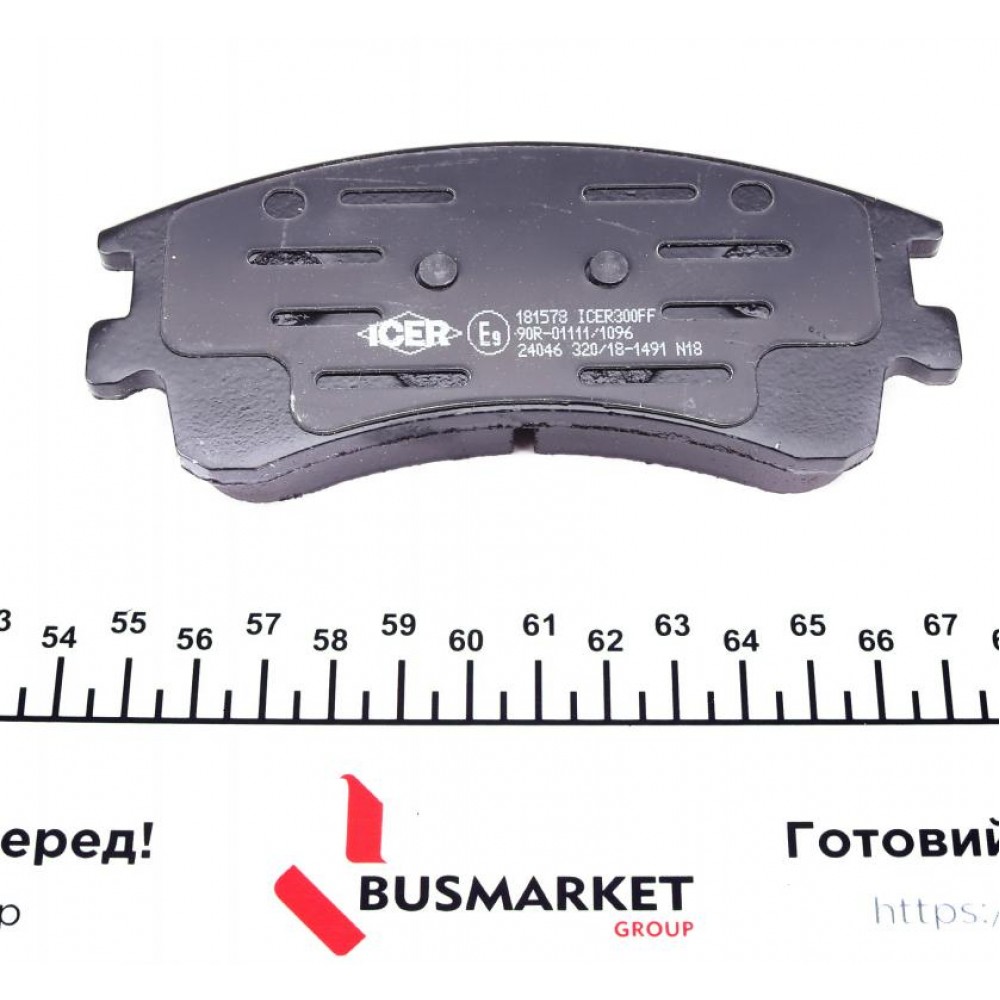 Колодки гальмівні (передні) Mazda 6 02-08