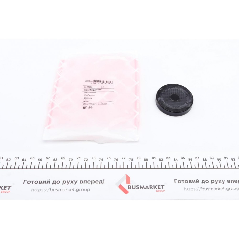 Заглушка ГБЦ Renault Kangoo 1.4/1.6 16V 01- (57.3x10.5) (для розподільного валу)