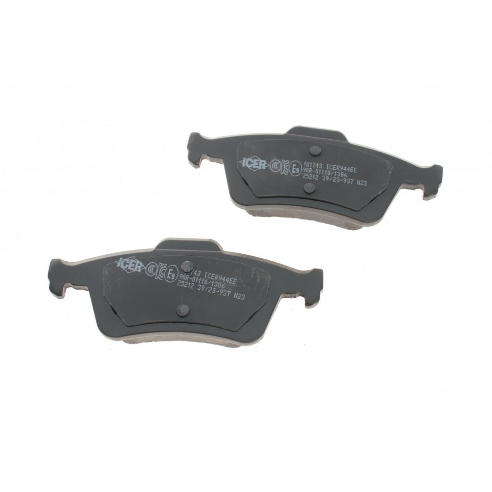 Колодки гальмівні (задні) Ford Focus II/Volvo S40/V50//Mazda 3 04-14/Mazda 5 05-