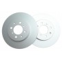 Диск гальмівний (передній) Honda Civic V/VI/VII 90-05/Jazz 08-/CRX 89-98 (262x21) (з покр.) (вент.)