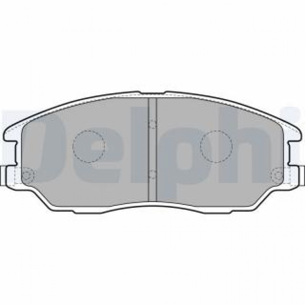 Колодки гальмівні (передні) Hyundai Terracan 01-06/Ssangyong Rexton 02-