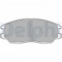 Колодки гальмівні (передні) Hyundai Terracan 01-06/Ssangyong Rexton 02-