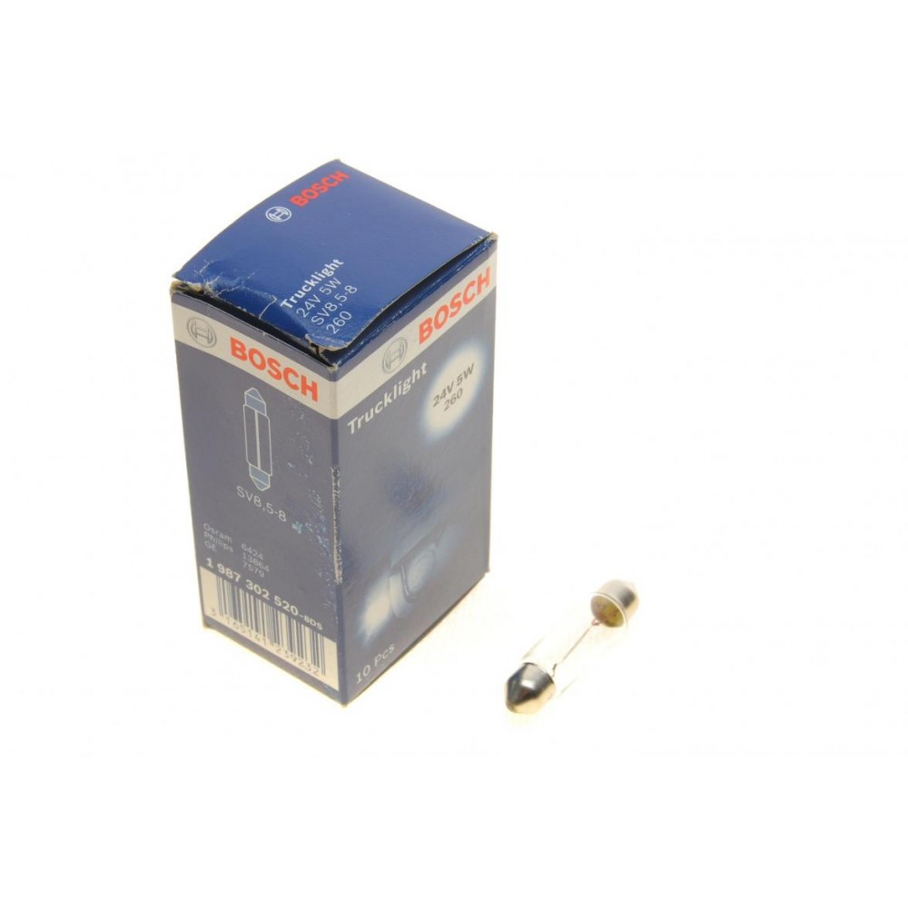 Автолампа 24V 5W SV8.5-8