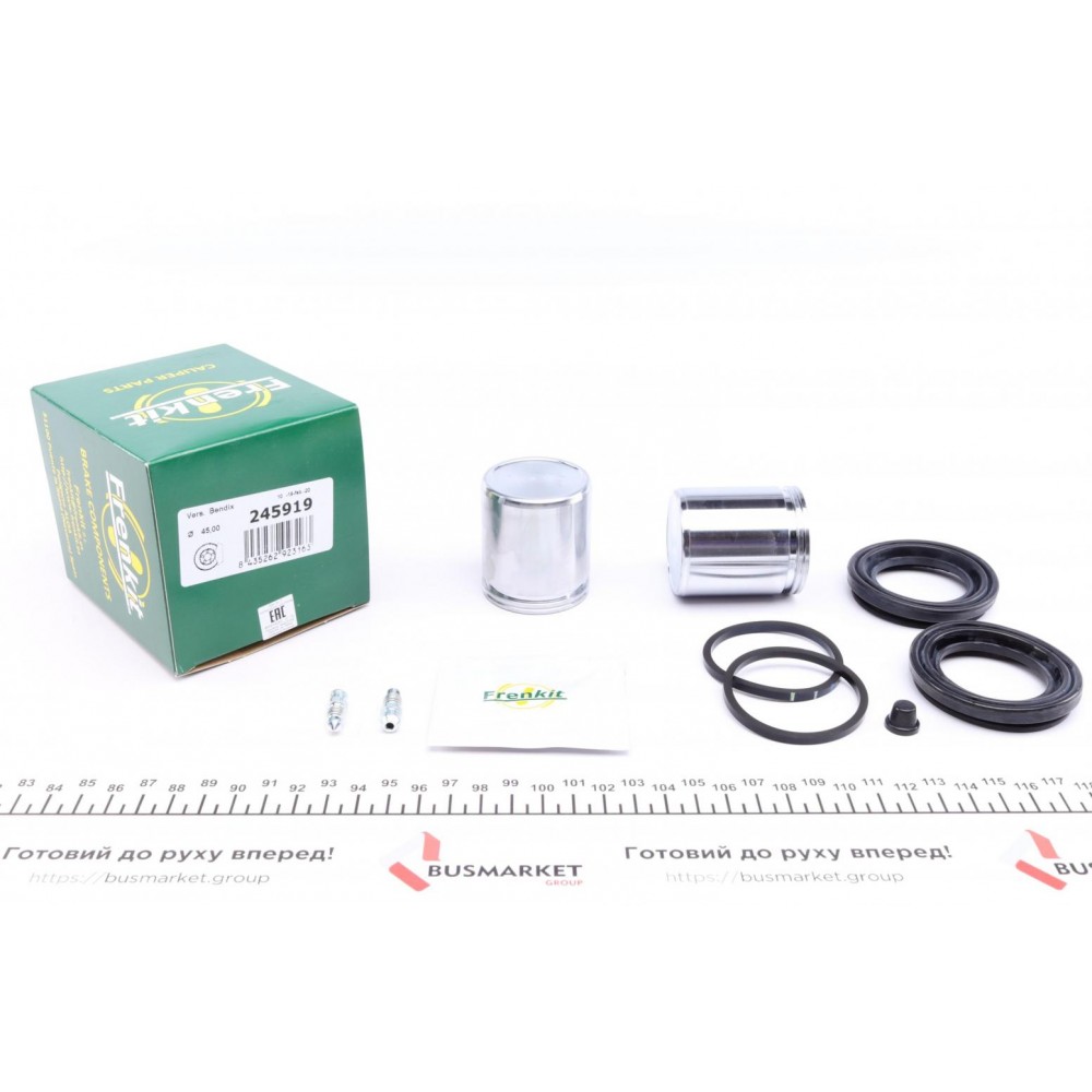 Ремкомплект супорта (переднього) Renault Trafic -01 (d=45mm) (+ 2 поршня) (Bendix)