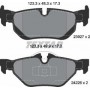 Колодки гальмівні (задні) BMW 1(E81/82/87)/3 (E90-E93)/X1 (E84) 03-13 (Teves) Q+