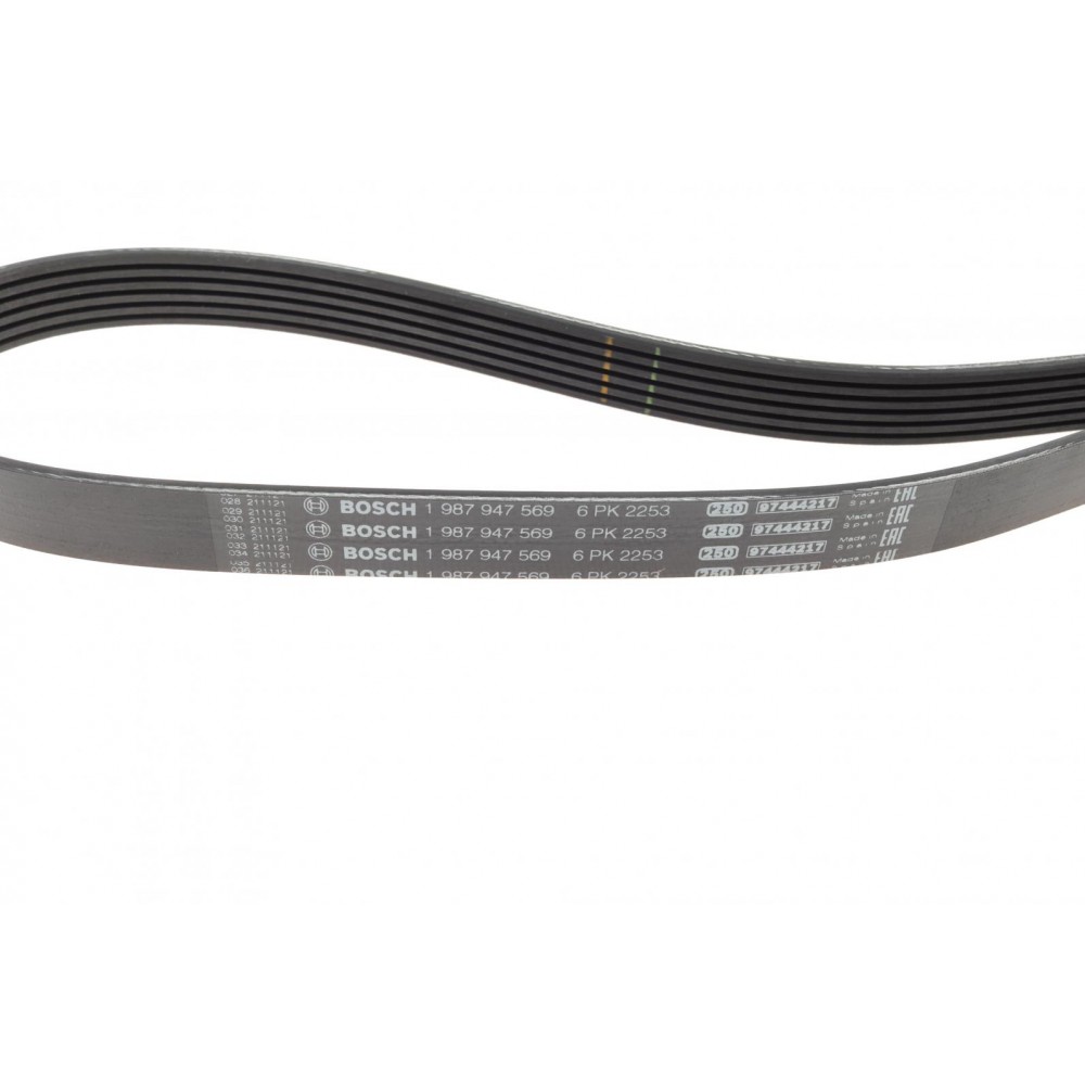 Ремінь генератора MB C-class (W202)/E-class (W211) 2.2CDI/2.7CDI 98-09 (OM612)(6PK2253)