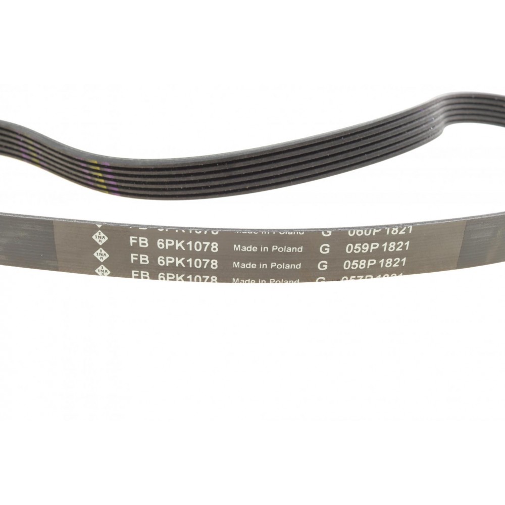 Комплект ременя генератора Audi A2/Seat Ibiza/Skoda Fabia/VW Golf/Polo 1.4/1.6/1.6FSI 97- (6PK 1078)
