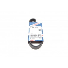 Ремінь генератора Renault Clio 1.2 16V 05-14 (7PK880)
