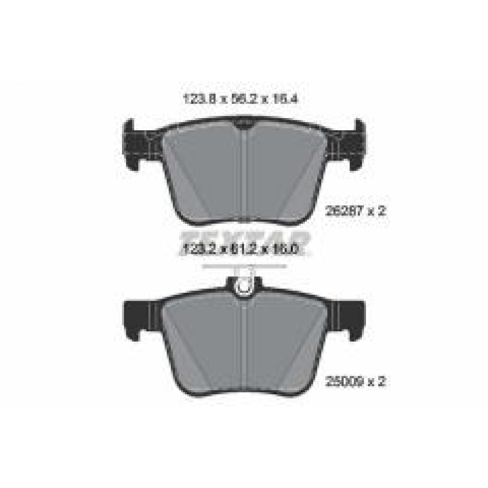 Колодки гальмівні (задні) Audi A3/VW Golf/Touran/Passat VI 1.0-2.0TDI/Skoda SuperB 12-