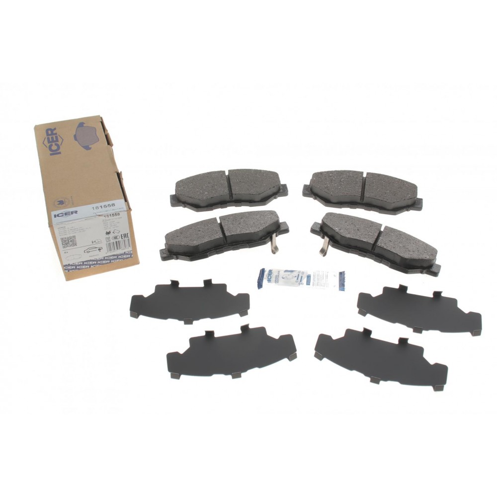Колодки гальмівні (передні) Honda Accord VII 03-08/CR-V II 01-07/CR-V IV 13-/Civic IX/X 14-