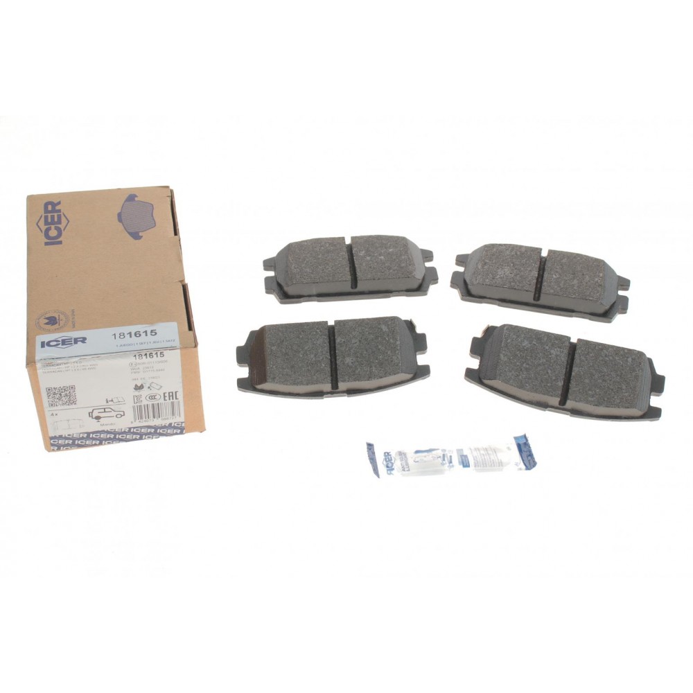 Колодки гальмівні (задні) Hyundai Terracan 01-06 (Mando)