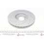 Диск гальмівний (передній) Audi A3/Skoda Fabia/Octavia/VW Golf IV 96- (288x25) (з покр)( з отворами)(вент)