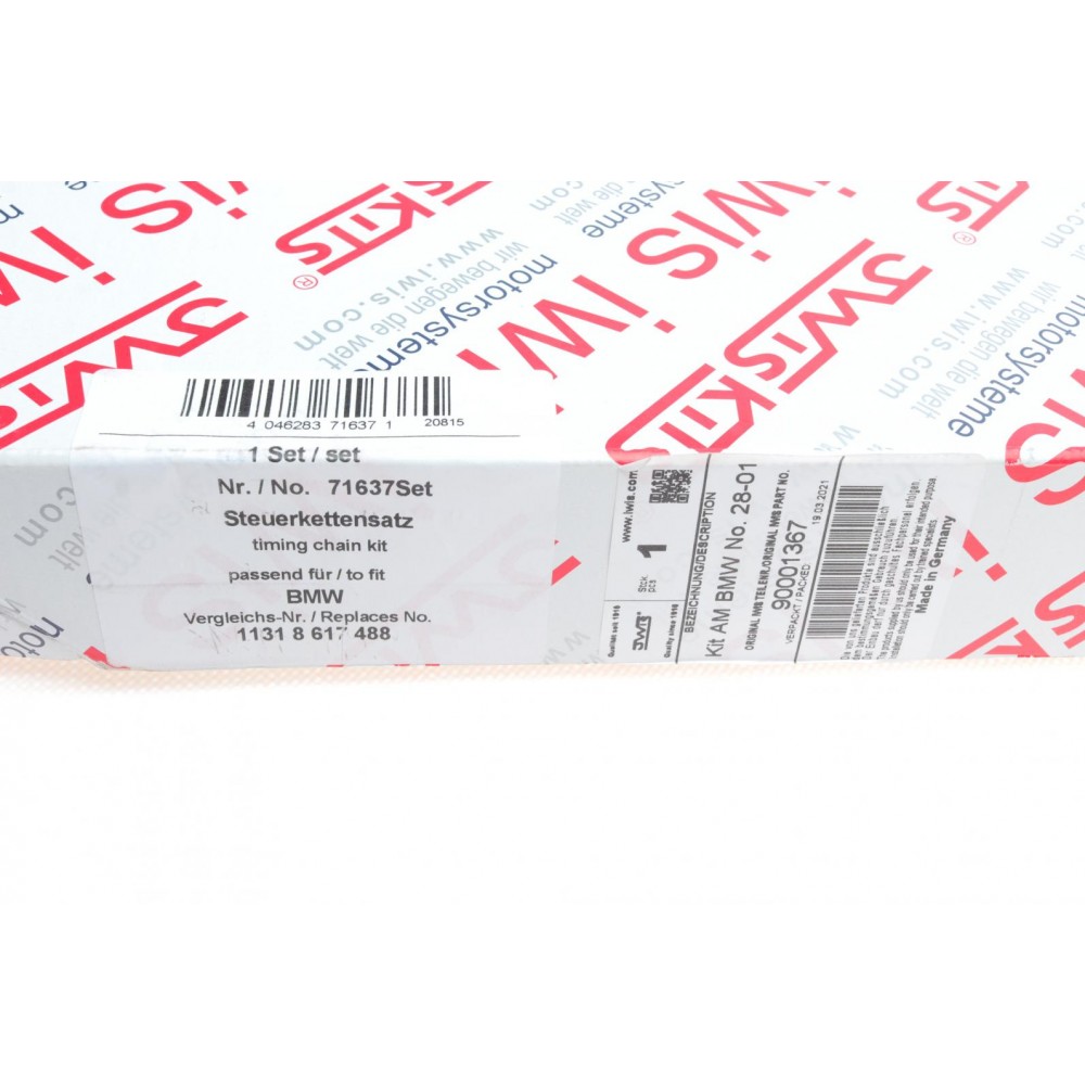 Комплект ланцюга ГРМ BMW 3 (F30/F80)/5 (G30/F90)/7 (G11/G12) 15-20 B48/B58