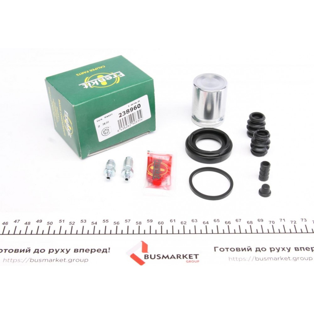 Ремкомплект супорта (заднього) Subaru Legacy/Forester 03- (d=38mm) (+поршень) (Tokic)