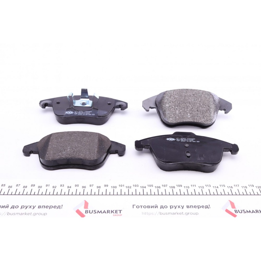 Колодки гальмівні (передні) Citroen C4 09-/C4 Grand Picasso 06-13/Peugeot 3008 11-16/5008 09-17