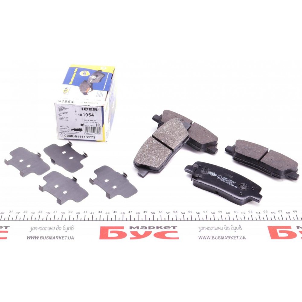 Колодки гальмівні (задні) Hyundai Santa Fe II/III/IV 06-/Genesis/Kia Sorento II/III 09-/Stinger 17-