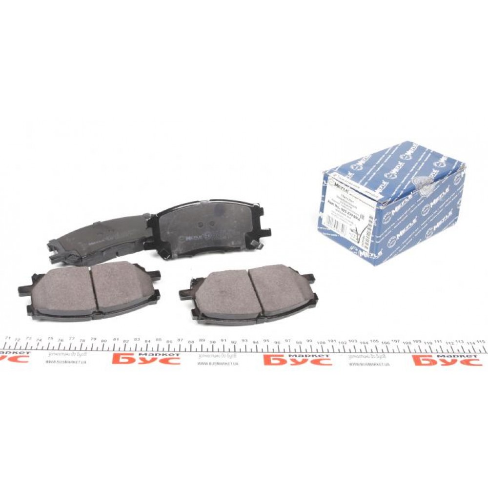 Колодки гальмівні (передні) Lexus RX 03- (140.8x59.5)