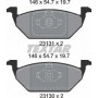 Колодки гальмівні (передні) VW Caddy 03- (Teves) Q+