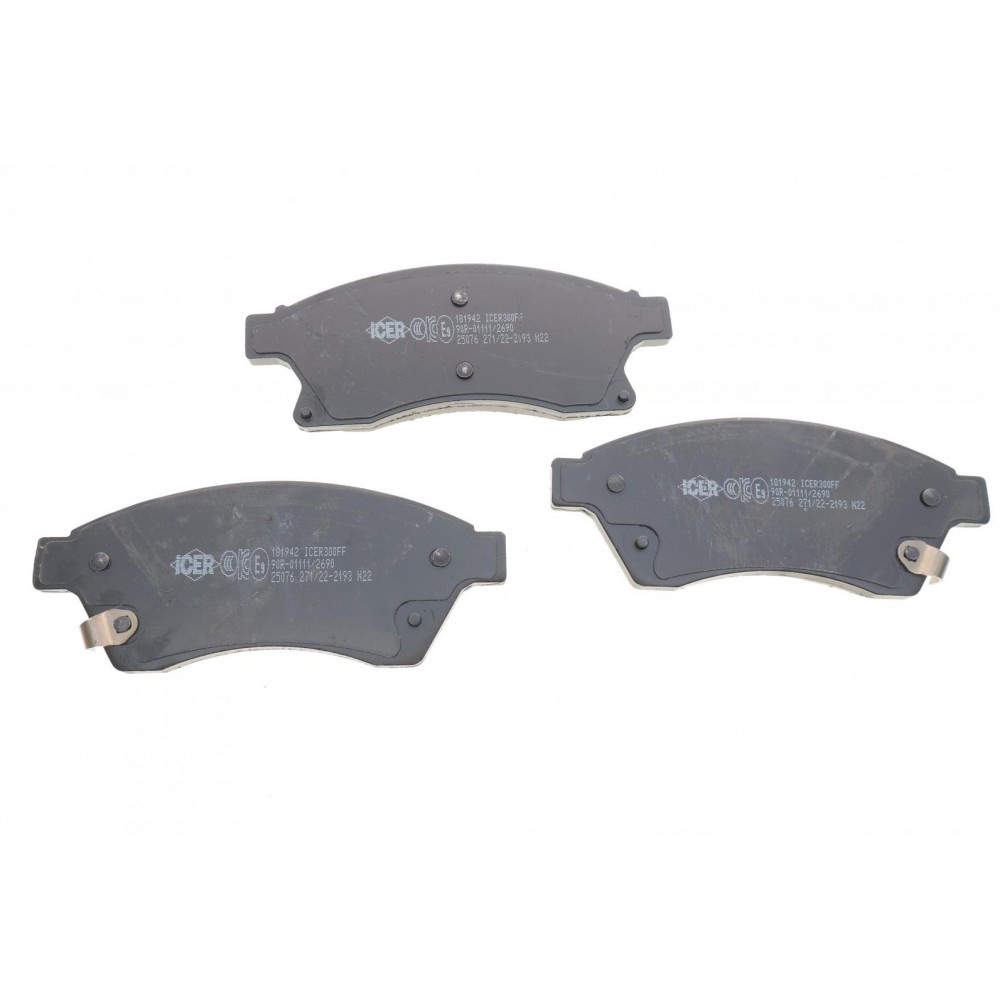 Колодки гальмівні (передні) Nissan Rogue 10-13/Chevrolet Aveo 11-/Cruze/Opel Astra J 09-