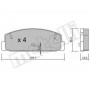 Колодки гальмівні (задні) Mazda 6 02-13/Mazda 323 91-04/626 III/V/RX-7 84-02