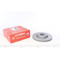 Диск гальмівний (передній) Skoda Superb/VW Passat 00-08 (288x25) (з покриттям) (з отвором) (вент)