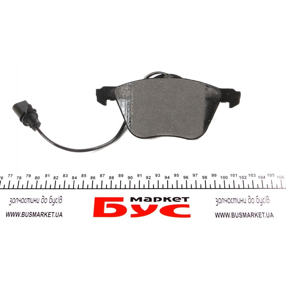 Колодки гальмівні (передні) Seat Alhambra/VW Sharan 1.8-1.9 TDI 95-10 (з датчиками) Q+ (161.6x74.5)