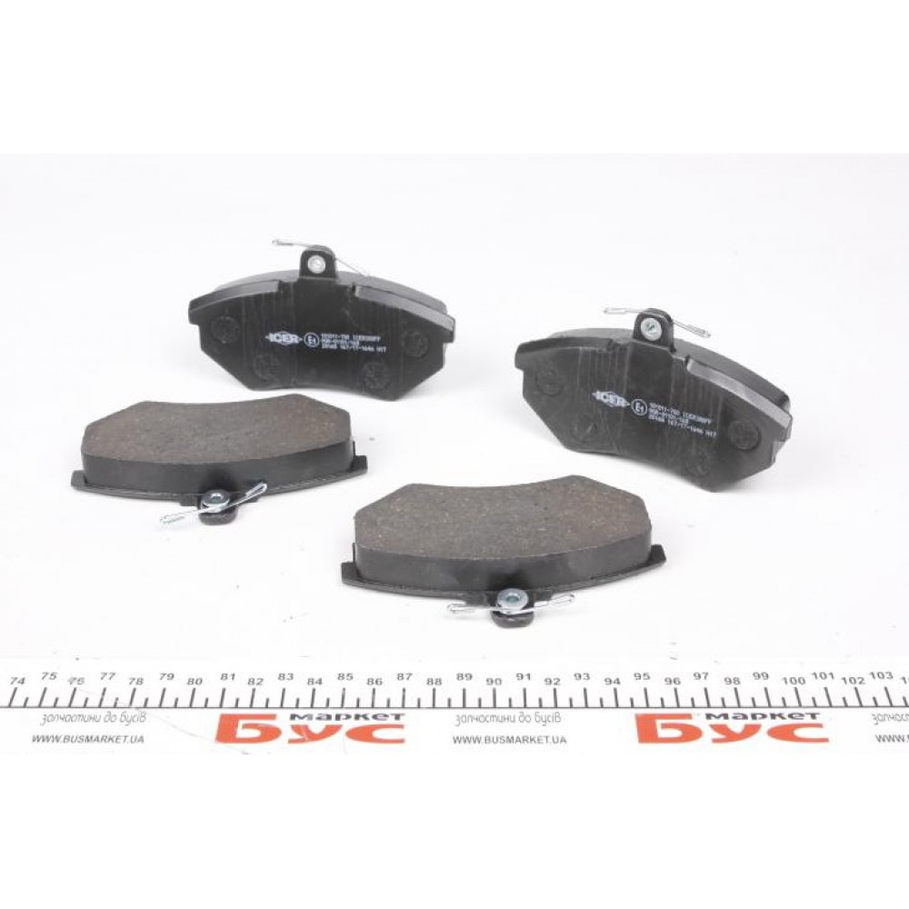 Колодки гальмівні (передні) Audi 80 91-96/A4 94-01/VW Caddy 95-04/Golf 90-02/Passat B3/B4 88-96