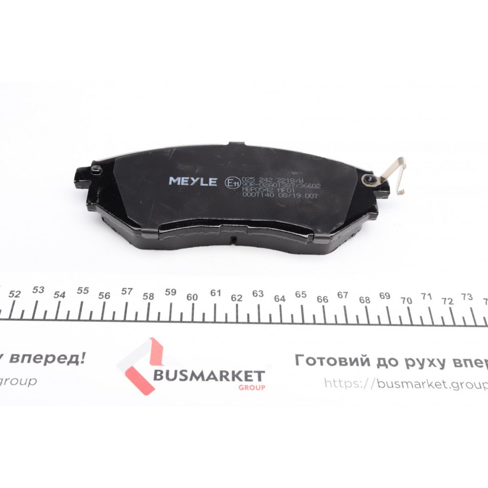 Колодки гальмівні (передні) Subaru Legacy IV 2.0-3.0 03-09