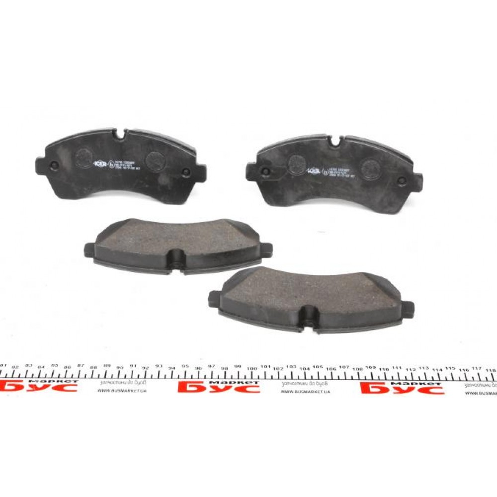 Колодки гальмівні (передні) MB Sprinter (906,907,910) 210-519CDI/VW Crafter 30-35/30-50 06-(спарка)