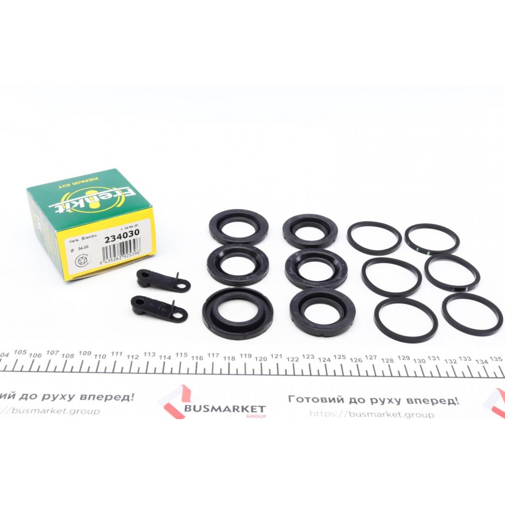 Ремкомплект супорта (переднього) VW Touareg 02-10 (d=34/36mm) (Brembo)