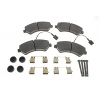 Колодки гальмівні (передні) Citroen Jumper/Fiat Ducato/Peugeot Boxer 2.0-3.0HDi 06- R16 (з датчиком)