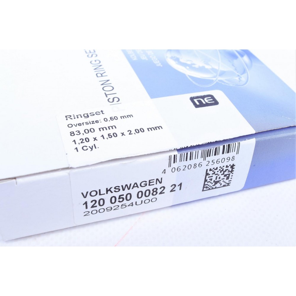Кільця поршневі VW Golf V/VI/Passat 2.0FSI/TFSI 04- (83.00mm/+0.50) (1.2-1.5-2.0) = 8950665000