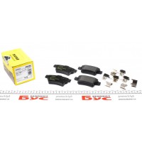 Колодки гальмівні (задні) Citroen C4 06- (Bosch) Q+