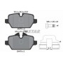 Колодки гальмівні (задні) Mini Countryman (R60)/Paceman (R61) 10-16  (Lucas) Q+