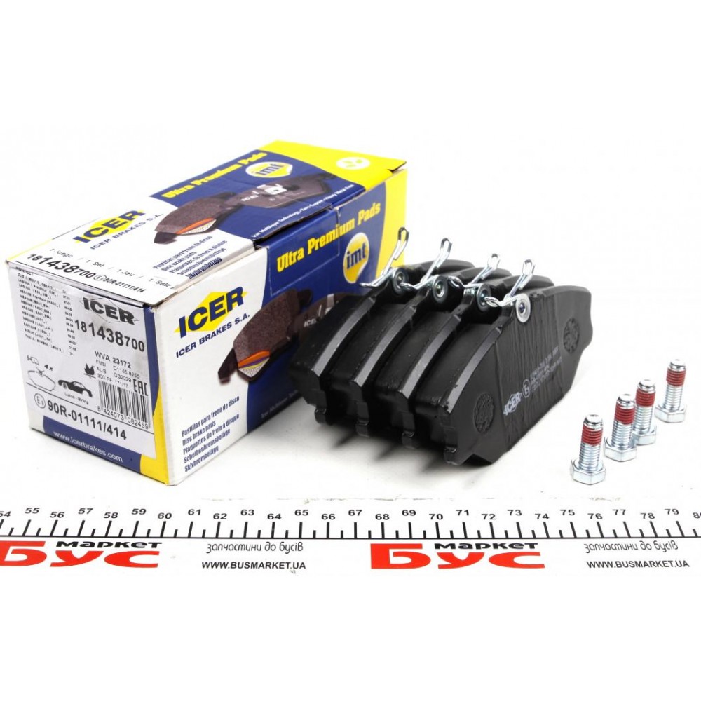 Колодки гальмівні (передні) Renault Clio II 00-09/Laguna 93-01/Megane/Scenic/Safrane 96-03