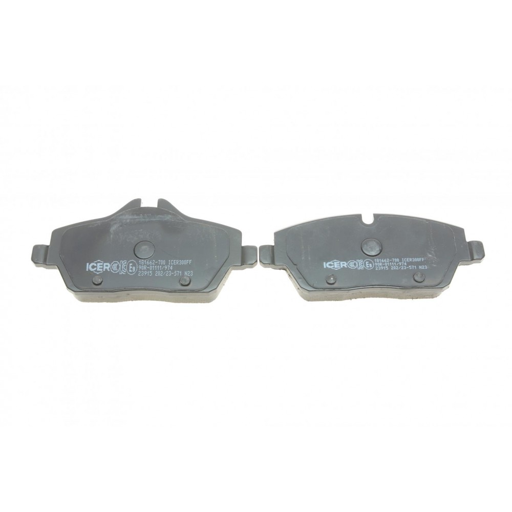 Колодки гальмівні (передні) BMW 1 (E81/E82/E87/E88) 04-13/2 (F45) 14-18