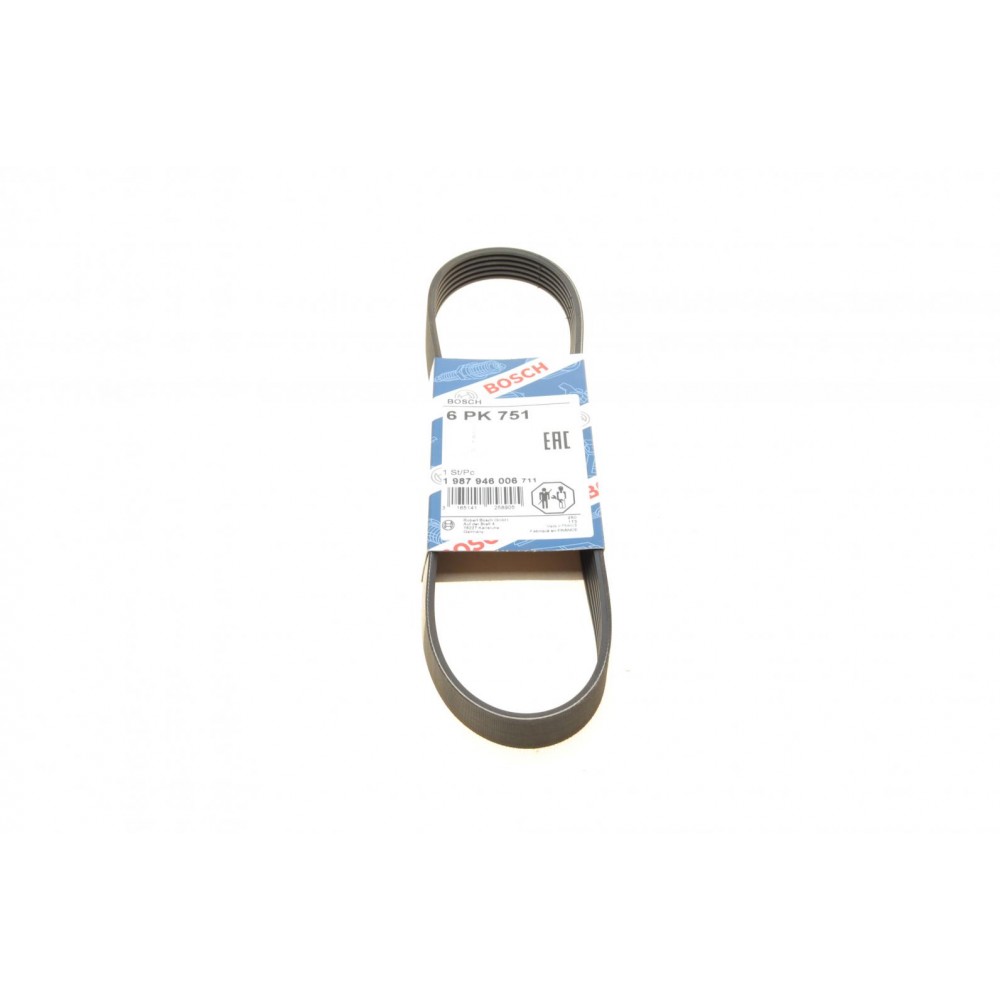 Ремінь генератора Peugeot Partner 1.8/VW Caddy 1.4/1.6 (ALT) 95-04 (6PK751)