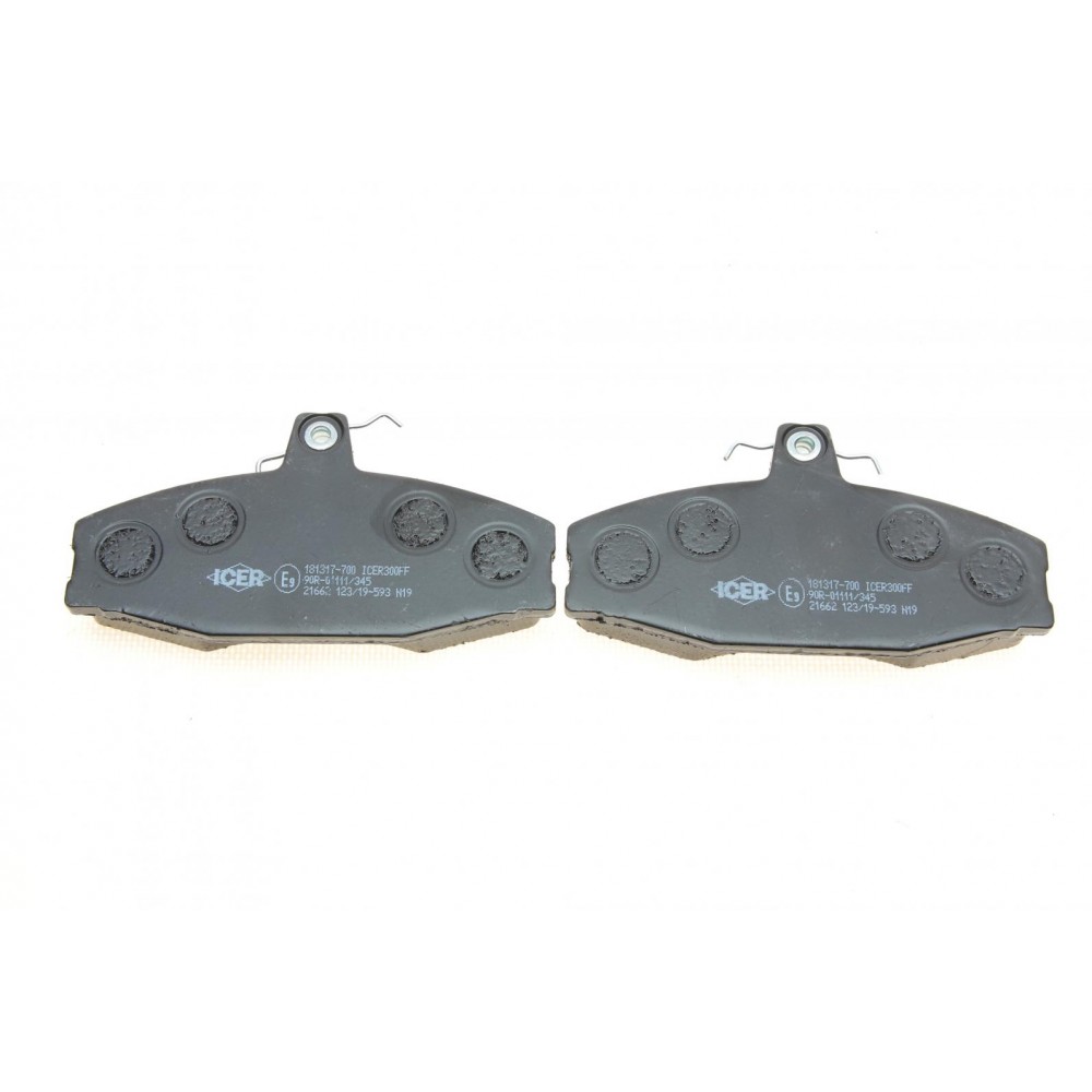 Колодки гальмівні (передні) VW Caddy 96-00/Skoda Felicia 94-01/Favorit 90-97