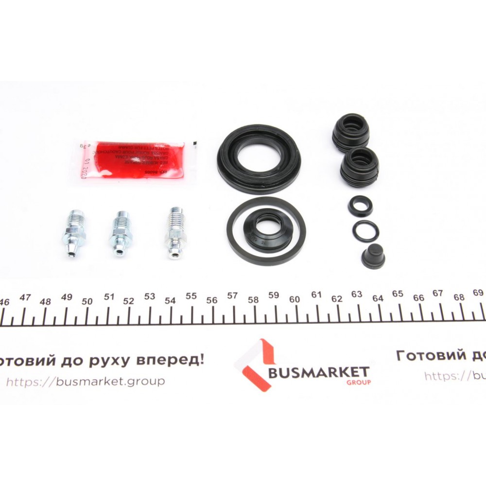 Ремкомплект супорта (заднього) Honda Accord/Civic 90- (d=34mm) (+поршень з механізмом) (Lucas/Nih)