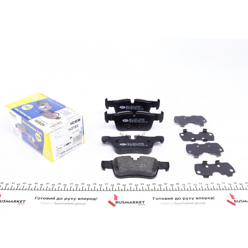 Колодки гальмівні (задні) BMW 1 (F52/F40)/X2 (F39) 17-/2 (F44-F46)/i3 (I01) 13-/X1 (F48)/Mini 14-