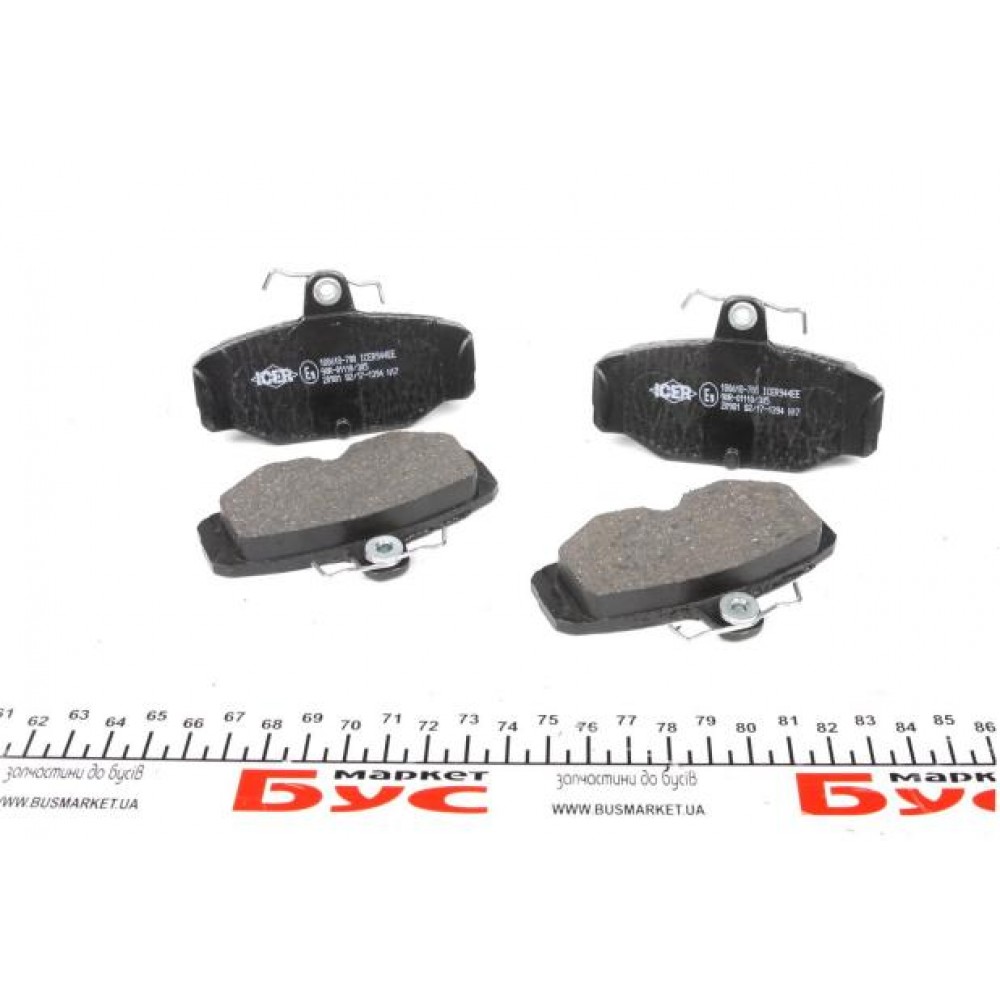 Колодки гальмівні (задні) Ford Escort V/VI 91-98/Scorpio I/II 85-98/Sierra I/II 82-93