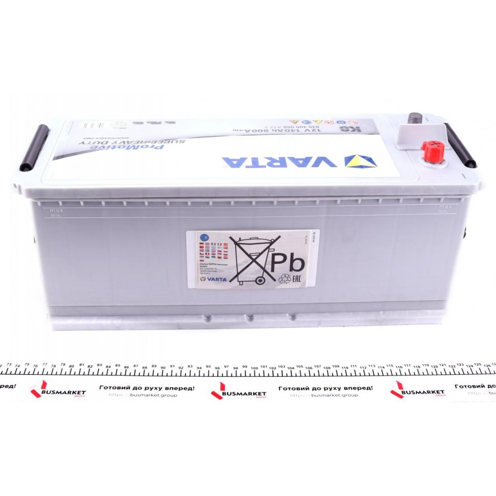 Акумуляторна батарея 140Ah/800A (513x189x223/+L/B13) Promotive SHD K8 (замінено на 640400080 A722)
