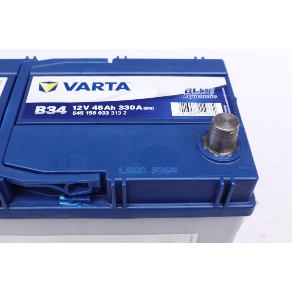 Акумуляторна батарея 45Ah/330A (238x129x227/+L/B00) Blue Dynamic B34 Азія