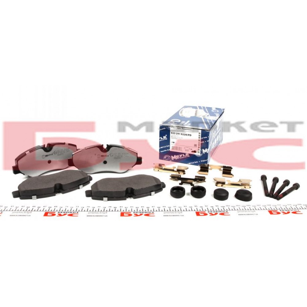 Колодки гальмівні (передні) MB Sprinter (906) /Vito (W639) (Brembo) (Platinum)