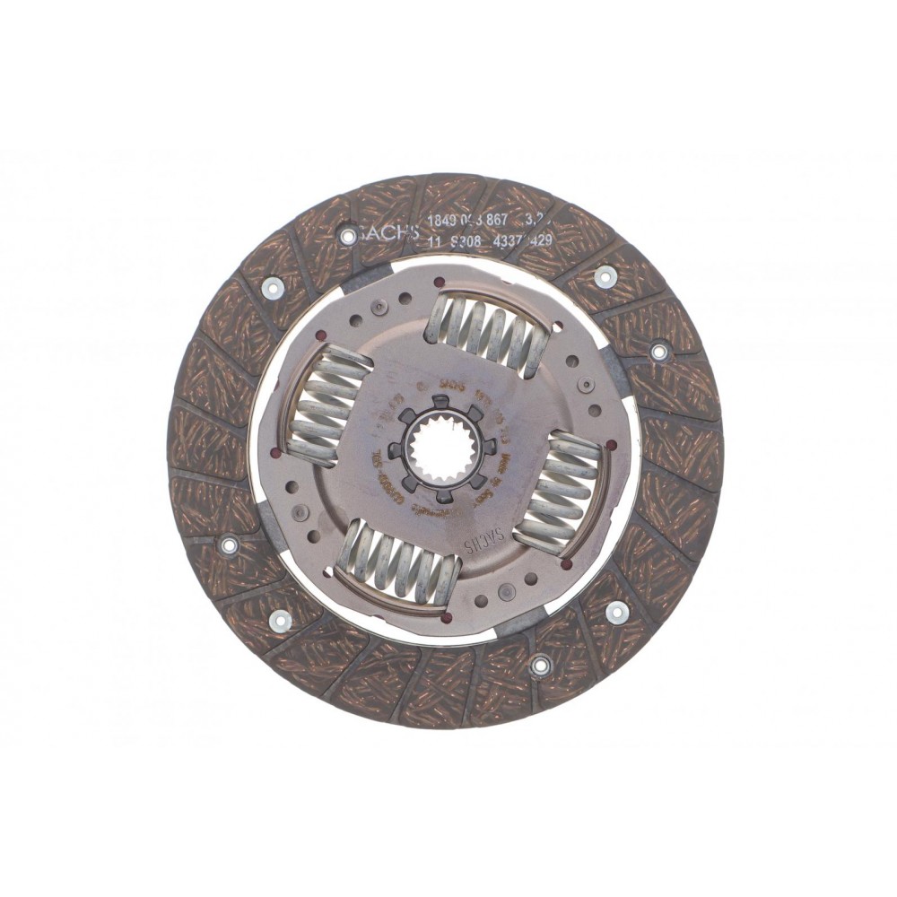 Комплект зчеплення Citroen C3/Peugeot 207/307 1.4i 00- (d=180mm) (z=18) (+вижимний)