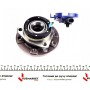 Підшипник маточини (передньої) Opel Astra G 98-09 (+ABS)(к-кт)