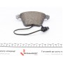 Колодки гальмівні (передні) Audi A4/A6/A8 02-11 (Ate-Teves) (з датчиками/ L=252mm) Q+