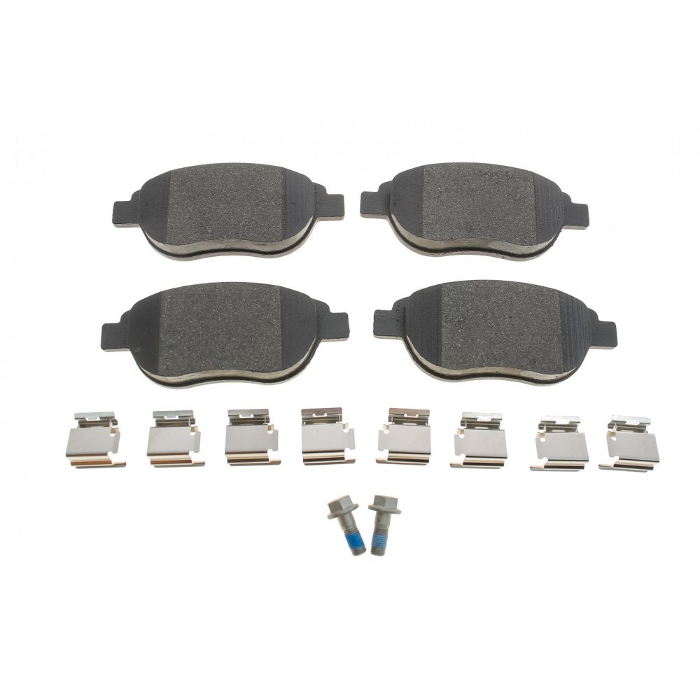 Колодки гальмівні (передні) Citroen C4 04-/Peugeot 207/307 02- (Bosch) Q+