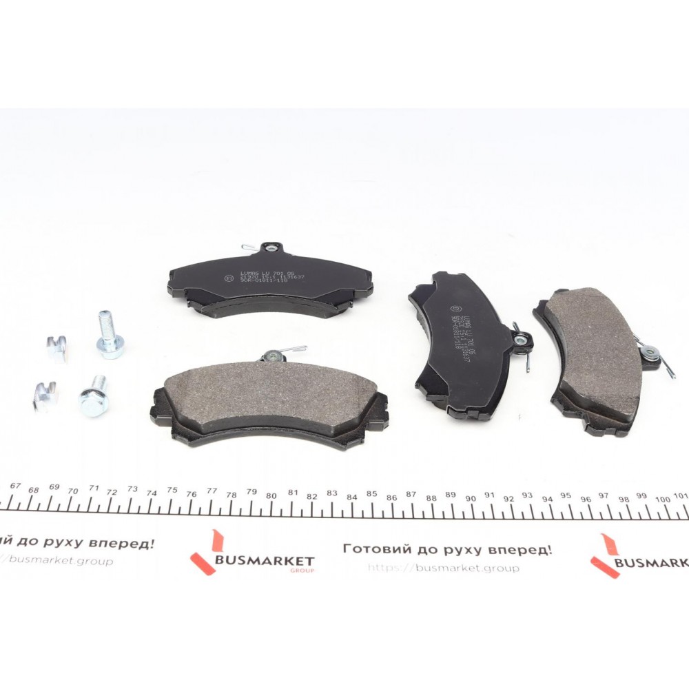 Колодки гальмівні (передні) Mitsubishi Carisma 1.6i/1.8 16V/1.9 TD 95-06